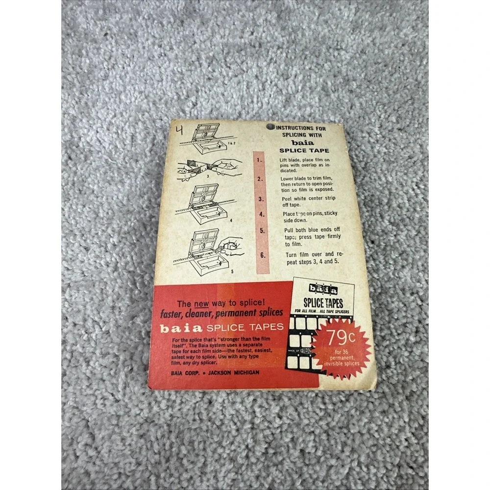Baia Uniflex Tape Slicer for 8 or 16mm Movie‎ Film